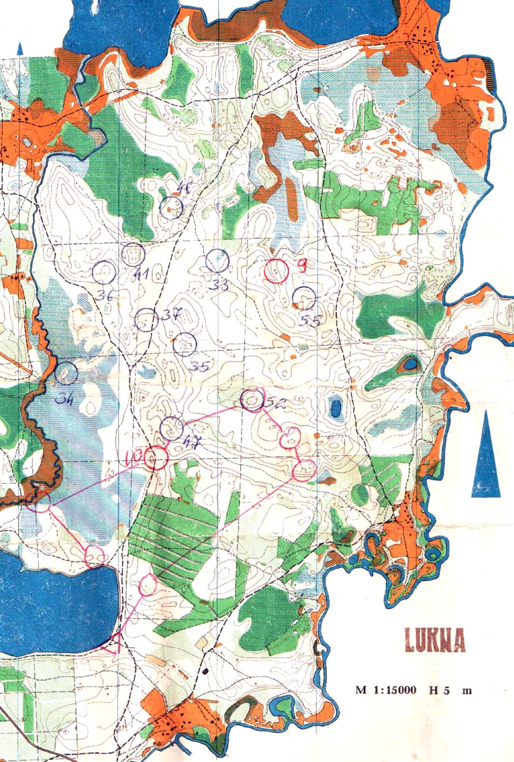 Žemėlapis Luknos taurės 2011 žemėlapis