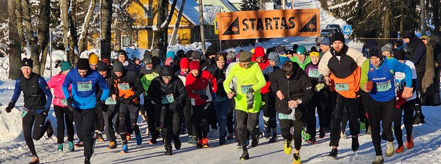 XXXVI bėgimas aplink Želvos ežerą Suginčiuose – rezultatai ir foto – 2026-01-18